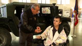 Teen Becomes Honorary Member of Ohio Army National Guard