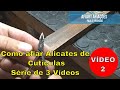 como afiar alicate de cutícula série de 3 Vídeos 2/3 (acabamento externo)