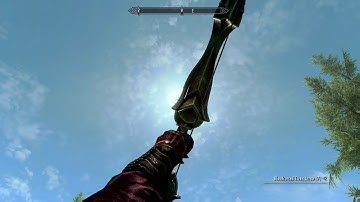 Skyrim - Shooting the Sun with Bloodcursed Arrows
