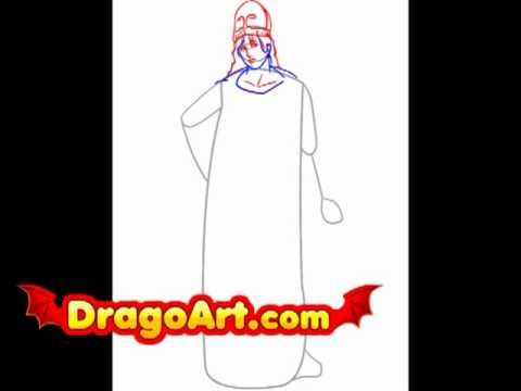 How to Draw Athena - Really Easy Drawing Tutorial