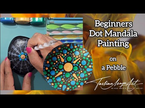 SIMPLE Dot Mandala Painting For BEGINNERS