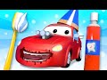 Автомойка Эвакуатора Тома - Малышу Джерри нужно почистить зубы - детский мультфильм