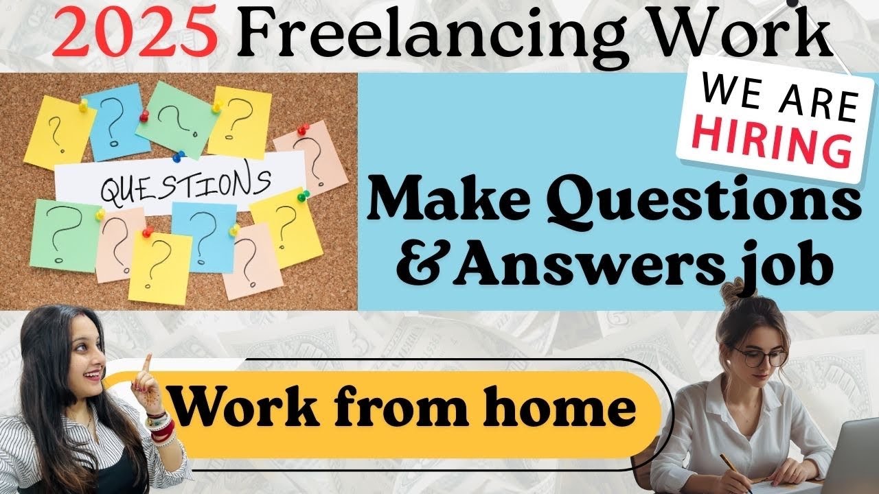 rewrite this title Make question & answers job✅ Freelancing job @ Work from home rewrite this title Make question & answers job✅ Freelancing job @ Work from home
