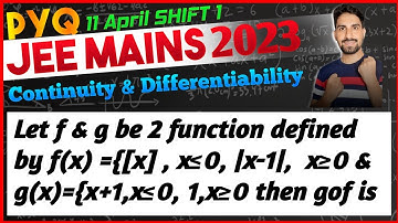 Let f & g be 2 function defined by f(x) ={[x] , x≤0, |x-1|,  x≥0 & g(x)={x+1,x≤0, 1,x≥0 then gof is
