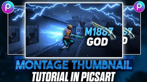 Free fire monetize thumbnail editing in PicsArt 🔥 free fire thumbnail kese banaye