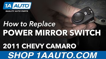 How to Replace Power Mirror Switch 10-15 Chevy Camaro