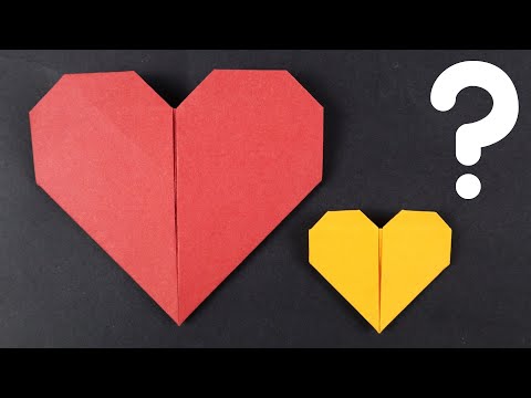 Origami Kalp Yapımı | Kağıttan Kalp Nasıl Yapılır?