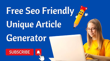 Free Seo Friendly Unique Article Generator || Best Free Unique Article Generator Online