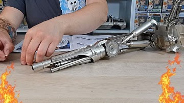 Build The Terminator T-800 Issue 66 - Continue Adding To The Lower Right Leg (Speed Build)