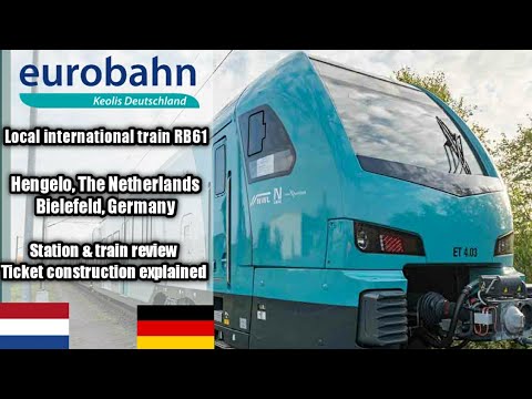 Hengelo, the Netherlands - Osnabrück & Bielefeld, Germany. Trip report on local train RB61 Eurobahn.