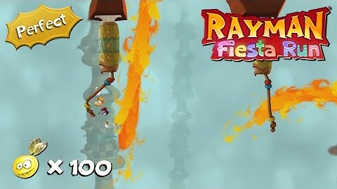 Rayman Fiesta Run, Level 34 Invaded - When Daddy Cooks! (Perfect / 100 Lums)