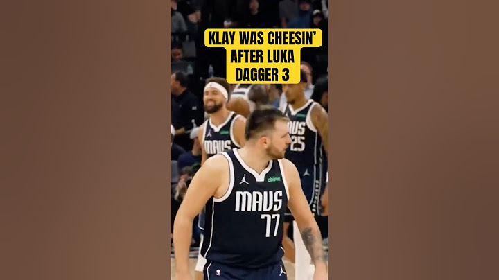 Klay loved this Luka dagger 3 vs Timberwolves 😆 #shorts