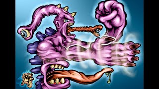 Timelapse of Freestyle Graphics: Uggo, the God of Ugliness for Evoke 2024
I painted this image for the Evoke 2024 demoparty in the freestyle graphics category using Procreate on an iPad Pro with a Pencil. I decided to submit a different image instead.
You can find out more here (including which image I ended using): https://marincomics.com/evoke-2024-compo-graphics.html Timelapse of Freestyle Graphics: Uggo, the God of Ugliness for Evoke 2024