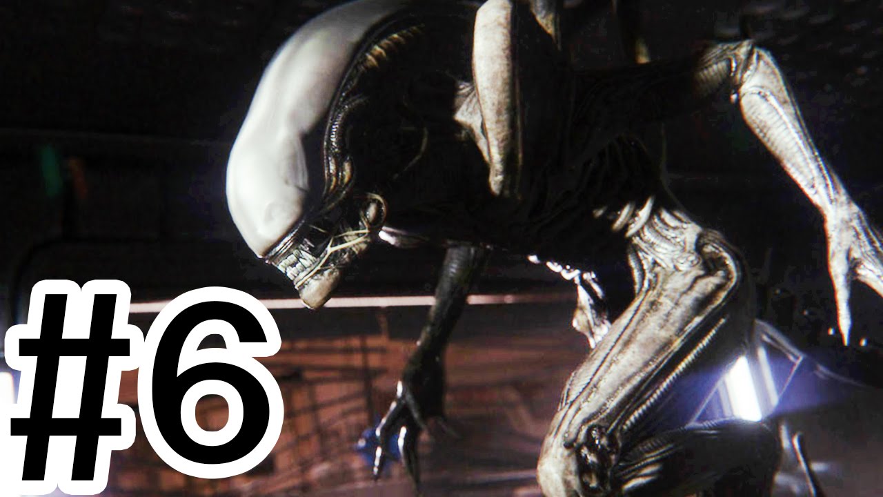 ホラーゲーム - 手の届かない場所で - エイリアン アイソレーション - Part6 実況プレイ