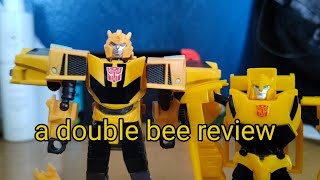A lot of bees|TRANSFORMERS EARTHSPARK BUMBLEBEE AND AUTHENTICS BUMBLEBEE REVIEW