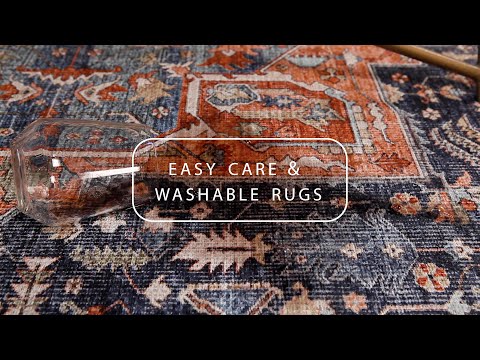 Live Easy with Machine Washable Rugs