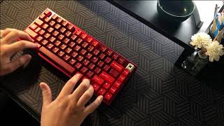 Hex 4B with Retooled Blacks Typing Test
