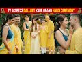 Shalin Bhanot Ex Wife Dalljiet Kaur Grand Entry At Her Haldi Ceremony With Husband Nikhil Patel