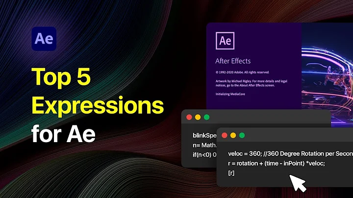 Easy animation - TOP 5 Useful Expressions for After Effects | tutorial