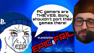 PlayStation Fanboy Reforge Gaming Calls PC Gamers THIEVES And Is Salty After The Awful PS Showcase