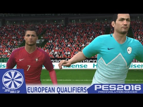 Portugal vs. Slovenia - PES2016 - 3rd Japan World Cup Qualifiers - 60fps