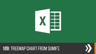 microsoft excel treemap chart with sumifs table