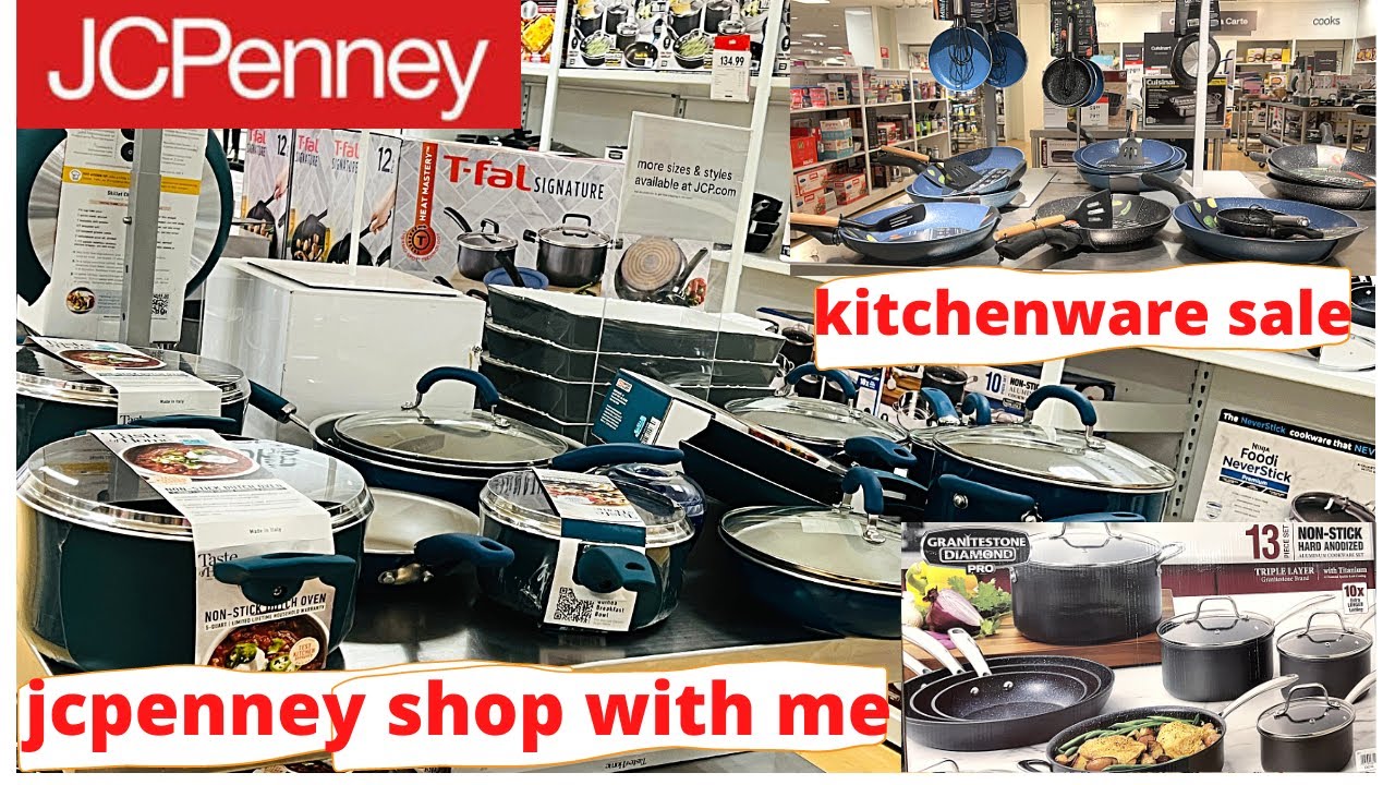 JCPENNEY KITCHEN KITCHENWARE SALE STAINLESS STEEL / SHOP WITH ME