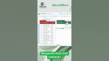 Kombinasi UNIQUE & COUNTIF untuk Hitung Berapa Kali Orang Belanja! - Tips Spreadsheet