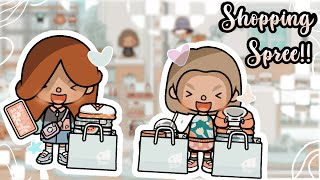 Shopping spree with Ailey!!🧴🎀🛍️🛒 {collab with @TocaTiffTots !} | Toca Boca Shopping