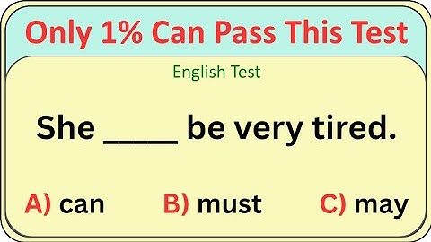 English Grammar Test | E 4 English | Only 1% Can Pass This Test 