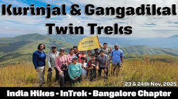 Kurinjal en Gangadikal Trek | Kudremukha Range Trek | India-wandelingen - Intrek - Bangalore-hoof...