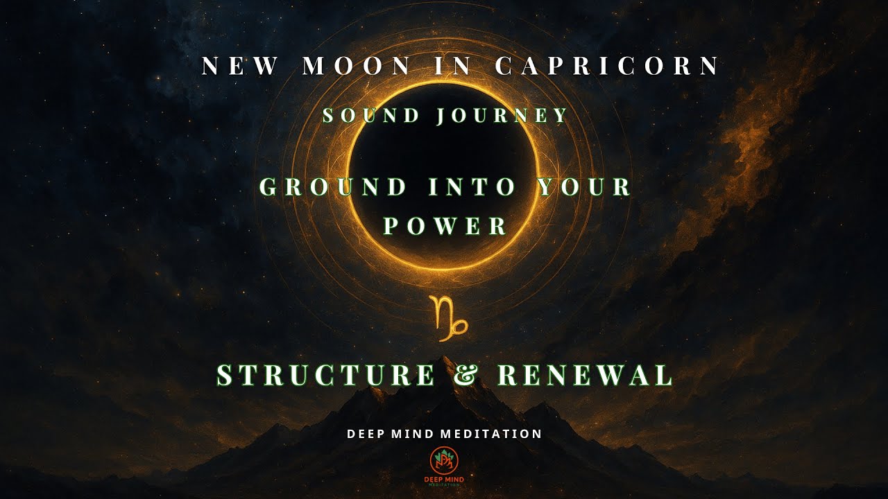 New Moon in Capricorn • Ground Into Your Power Sound Journey for ...