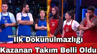 Masterchefte İlk Dokunulmazlığı Kazanan Takım Belli Oldu Büyük Kavga 1. Ve 2. Eleme Adayı Belli Oldu