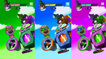 Talking Tom Hero Dash - Ben - 3 x - Walkthrough BOSS - Gameplay, Android - LILU