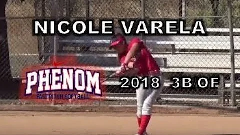 2018 Nicole Varela Third Base Outfield UTL Softbal...