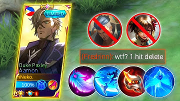 EVEN META HERO CAN 1 SHOT DELETE USING THIS AAMON BROKEN BUILD!🔥 AAMON BEST BUILD - MLBB
