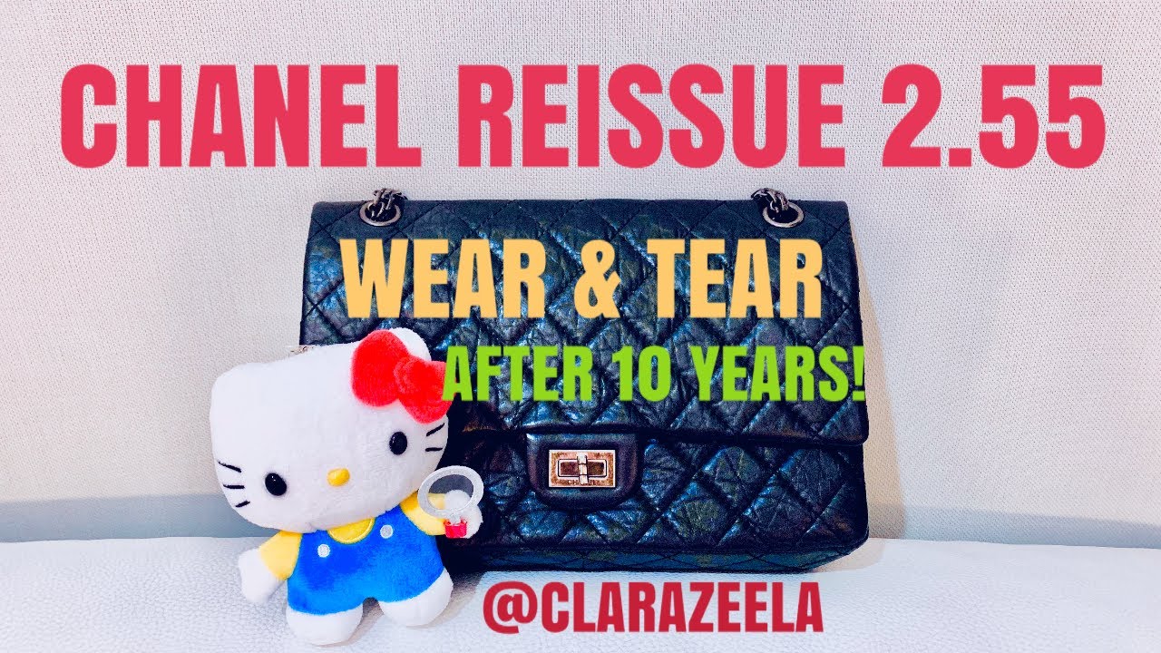 CHANEL REISSUE REVIEW, WEAR & TEAR AFTER 10 YEARS!! 