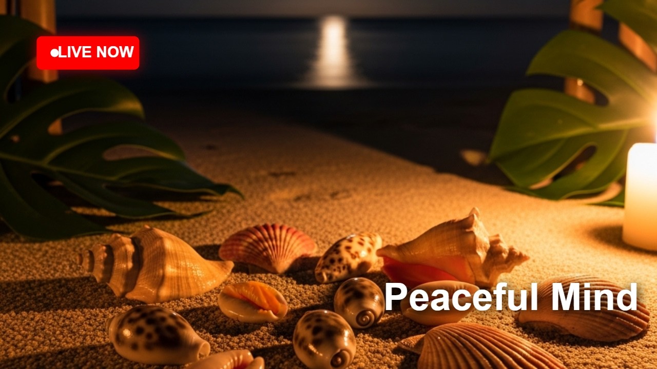 🔴 LIVE – Relaxing Piano with Running Water – Peaceful Mind & Stress Reduction 🎹