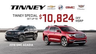 2018 GMC Acadia Sale Price Rebates and Incentives | Tinney Automotive Gmc Deals And Incentives