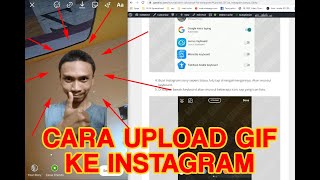 Cara Upload Gif Ke Instagram Membuat Stiker Ig Sendiri How To Upload Gif To Instagram Ig Sticker