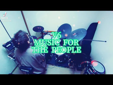 V6/MUSIC FOR THE PEOPLE 叩いてみた🥁 short ver.