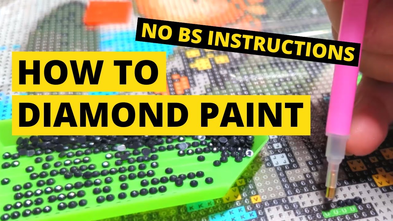 How to Get Perfectly Straight Drills when Diamond Painting - Tips