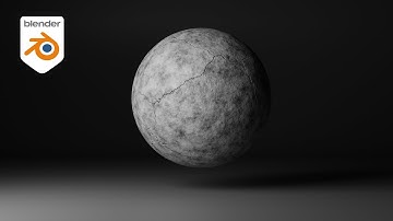 Realistic Cracked Concrete Material | Blender Tutorial