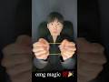 wow rubber band disappearing magic ideas