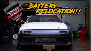 FC Rx7 Battery Relocation: Part 1 by Irvin Ortega 829 views 1 year ago 13 minutes, 10 seconds