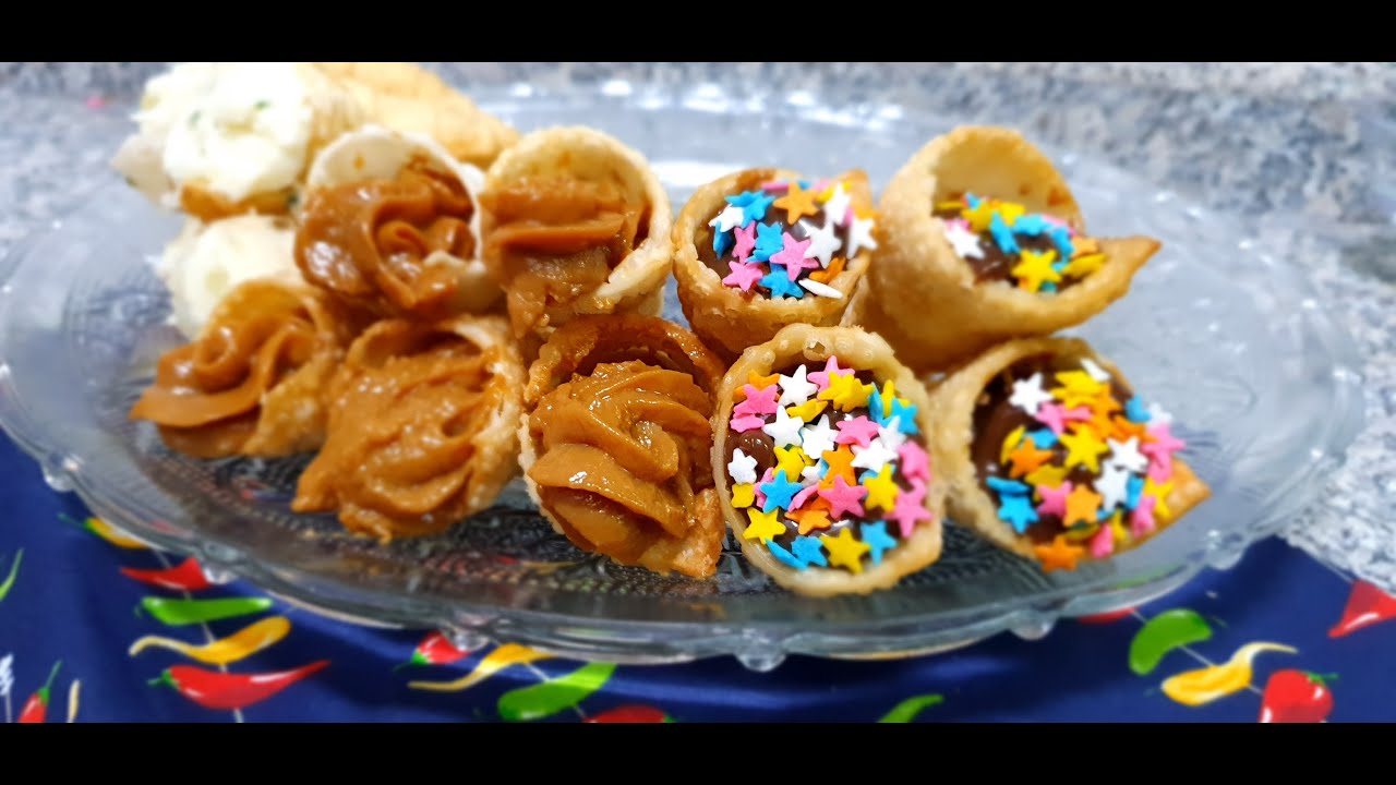 Como Fazer Canudinho Com Massa De Pastel