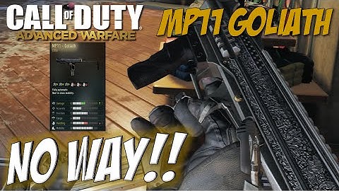 UNBELIEVABLE!! MP11 GOLIATH - Call of Duty Advanced Warfare - Gameplay, Advice & Review
