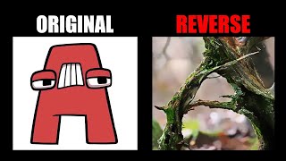 Reverse Alphabet Lore But In Nature Part 2 (A-Z...) - All Alphabet Lore Meme Animation - TD Rainbow