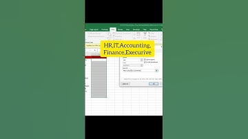 dropdown in excel #shorts #excel #exceltips #exceltutorial #msexcel #office365 #trending