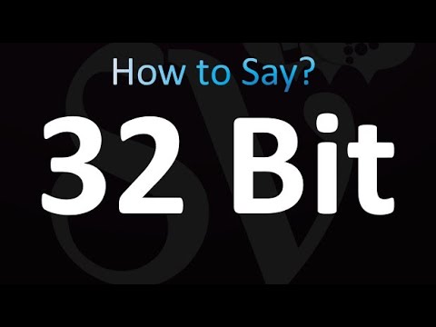 How to Pronounce 32 Bit (Correctly!)